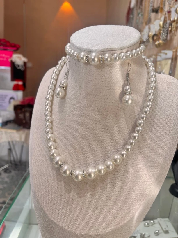 合金仿珍珠项链 Serhale Hez 福利款三件套