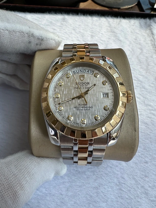 95新 TUDOR/帝舵 95帝舵经典/单表/自动机械/表经41mm/间18k黄金