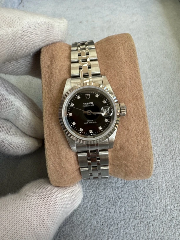 95新 TUDOR/帝舵 96新帝舵/白金公主/女款单表/表径25mm/有金有钻