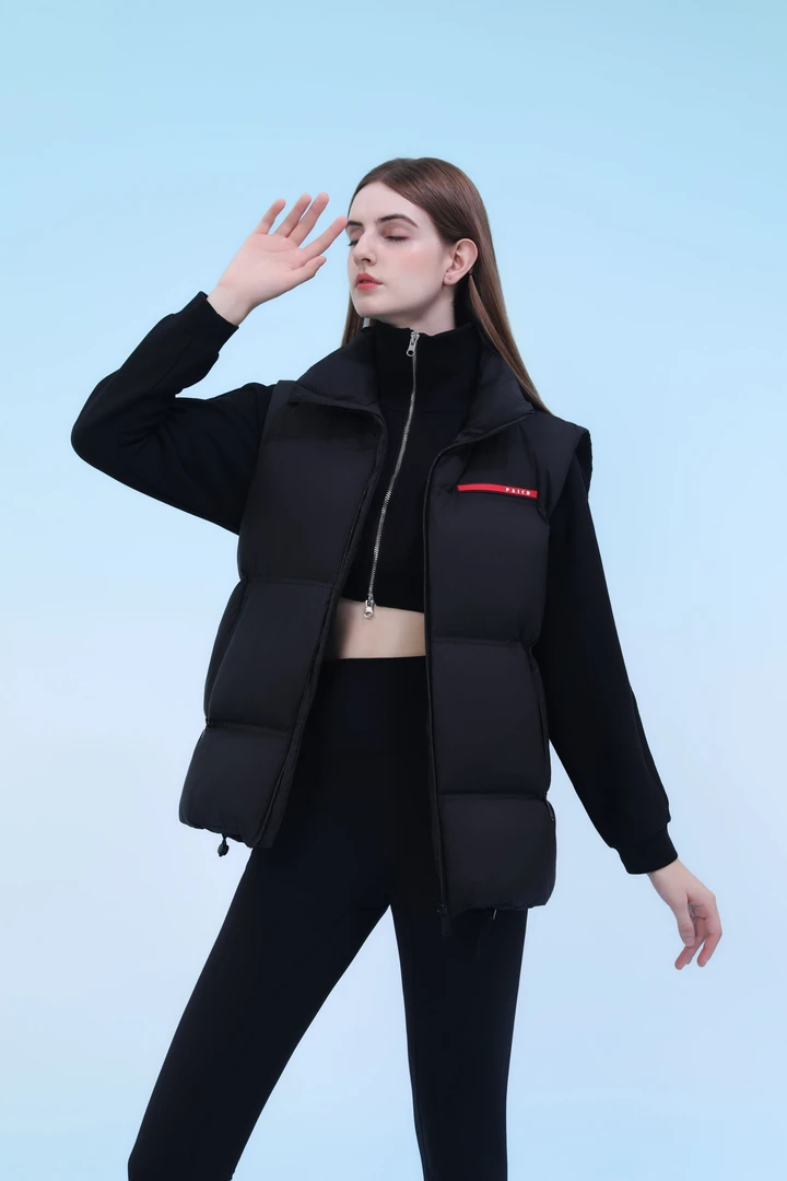 高充绒情侣款红标鹅绒马甲MT99005