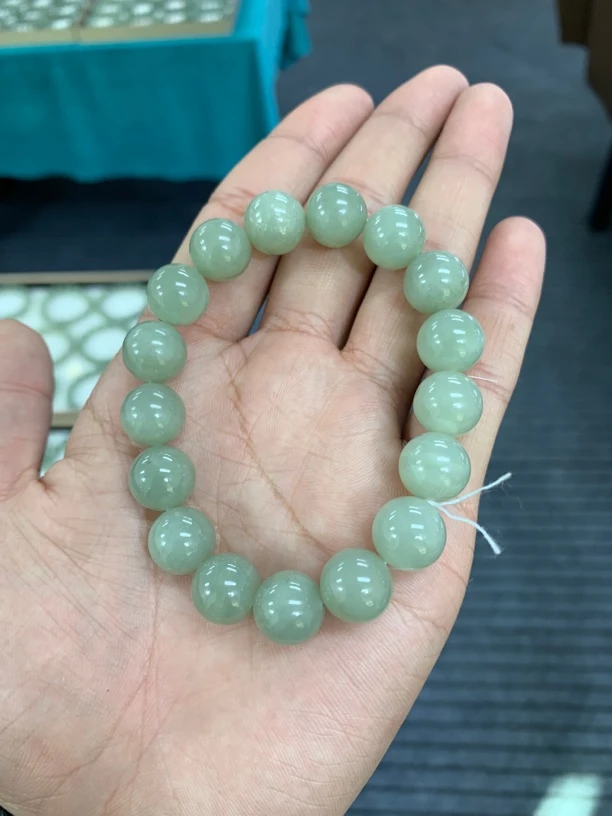 A412 蓝纯天然新疆和田玉且末卡 12