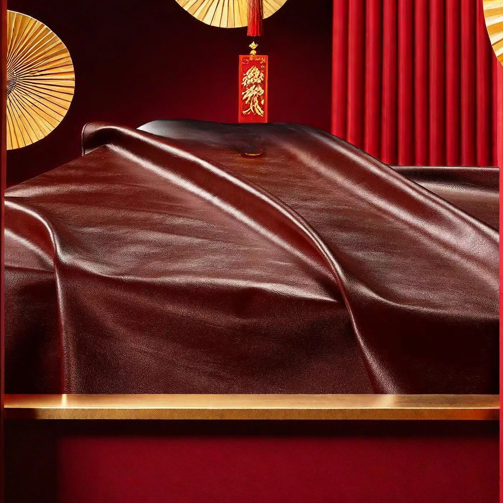 【正宗头层皮】皮凉席软席黄牛头层牛皮真皮面料柔软料拼接凉席