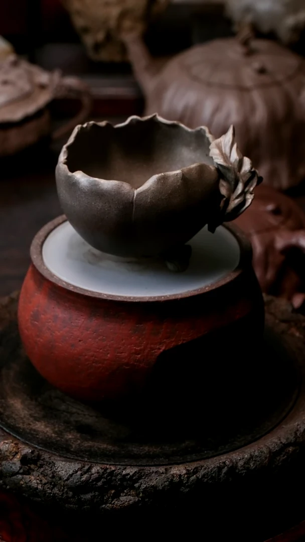 【闪购商品】紫砂口杯梦醉花——十里桃花尾款