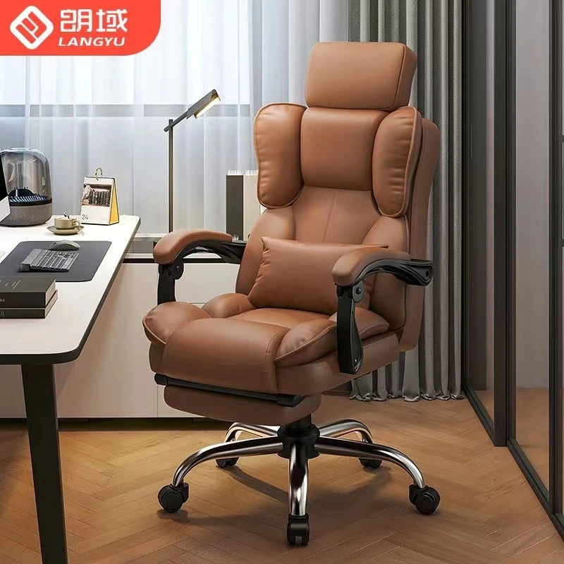 西藏包邮办公椅子老板椅可躺电脑椅家用舒适久坐午睡书房电竞椅子