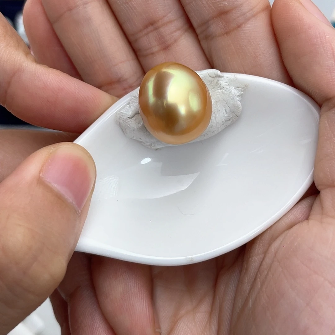 定制海水珍珠裸珠未镶嵌雷****）