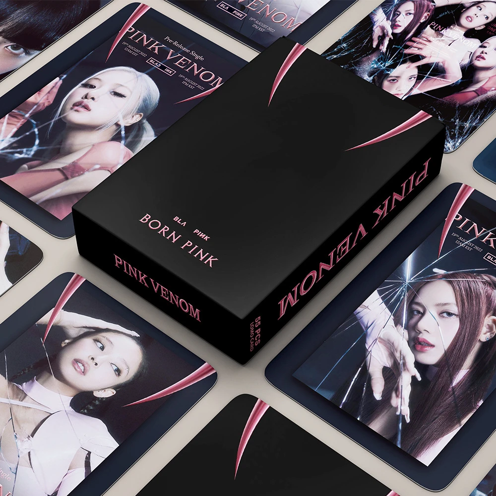 粉墨blackpink lisaLOMO卡专辑周边55张小卡朴彩英金智秀金珍妮