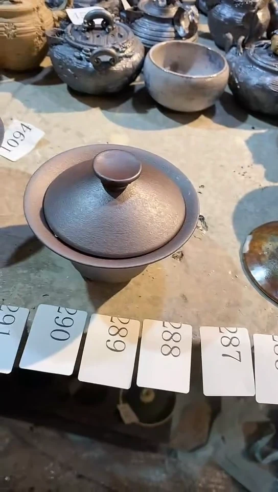 【闪购商品】陶瓷杯黑金盖碗