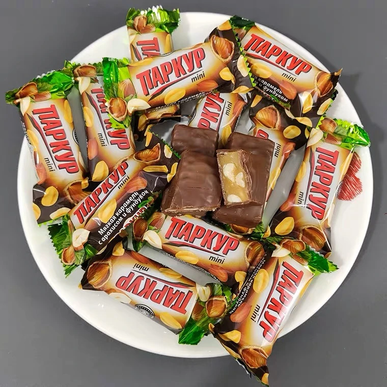 俄罗斯进口涅夫斯基榛仁花生士力架500克/1袋