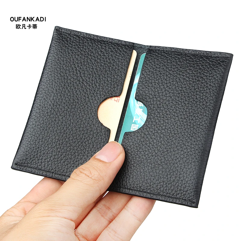 超薄小卡包真皮银行卡高档男款卡夹小巧卡片包时尚简约女式卡套