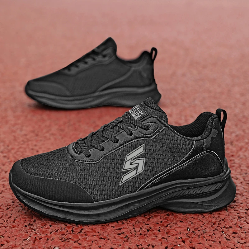 奥莱斯凯琪克斯男鞋2024新款休闲运动鞋女夏季情侣网面透气跑步鞋