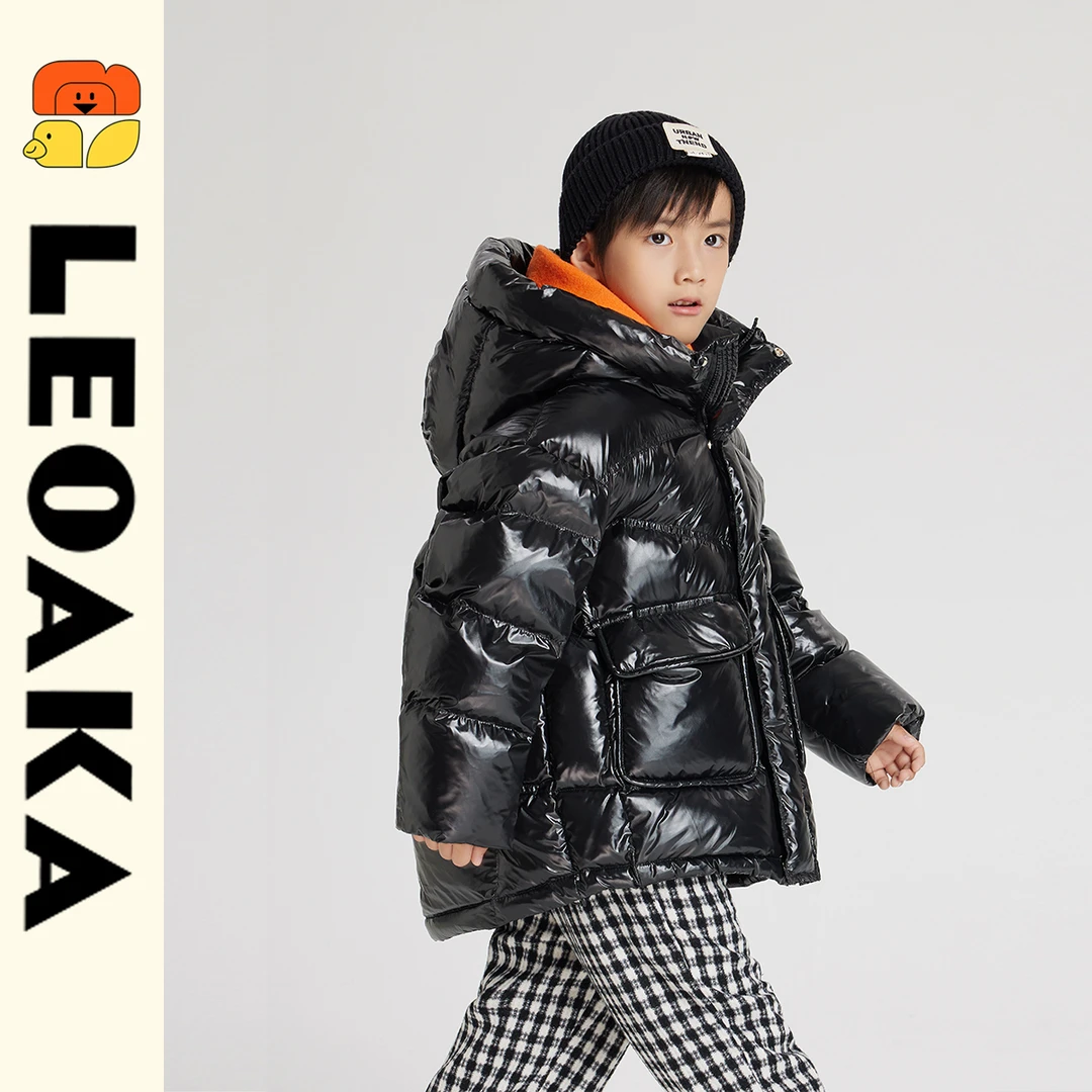 LEOAKA冬季儿童潮流保暖羽绒服F351315953L