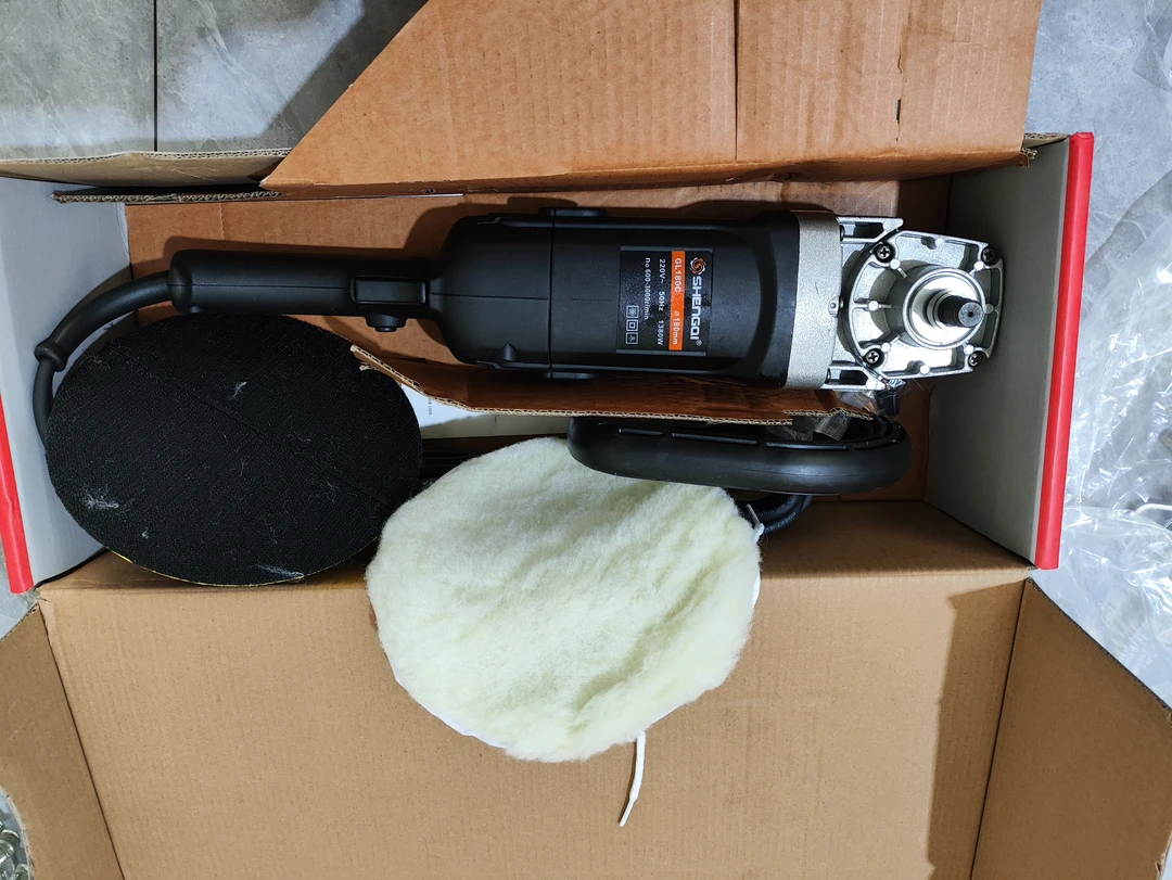 盛奇新款汽车抛光机机家用轻型木地板打蜡封釉机220V工具
