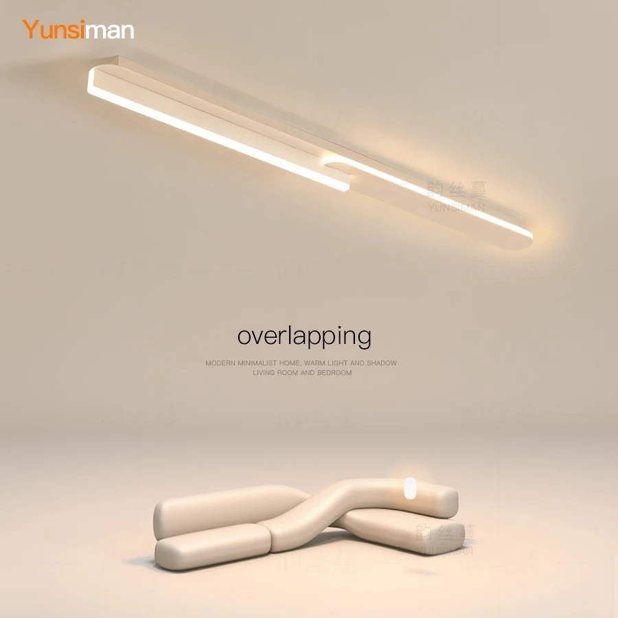 长条阳台灯创意led吸顶灯极简客厅过道走廊灯卧室灯2025新款灯具