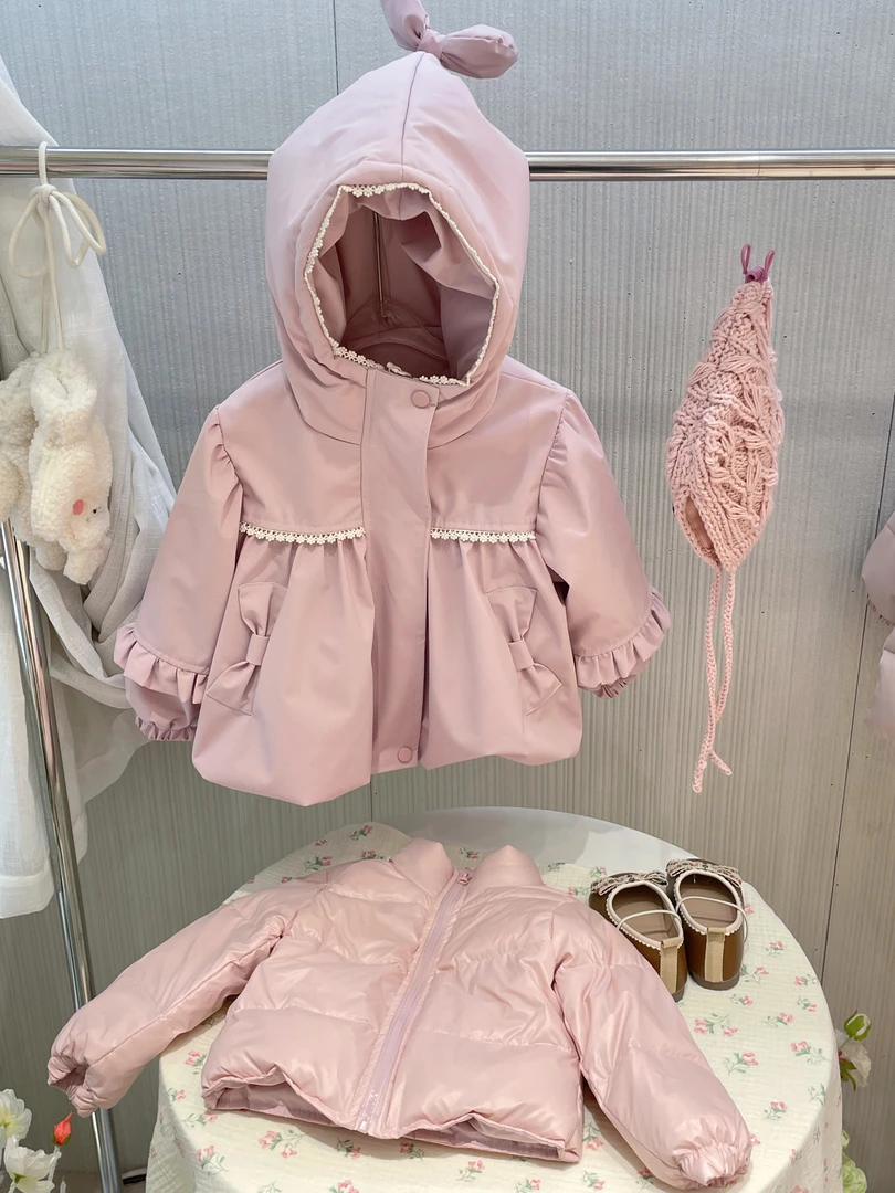 【BaoBao现货】三合一羽绒服白鸭绒冲锋衣外套8801