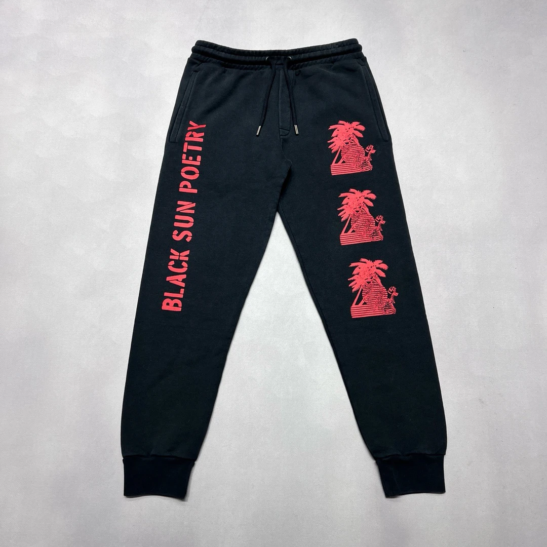 Palm Angels 海岛椰树休闲运动长裤 /s码/全新带吊