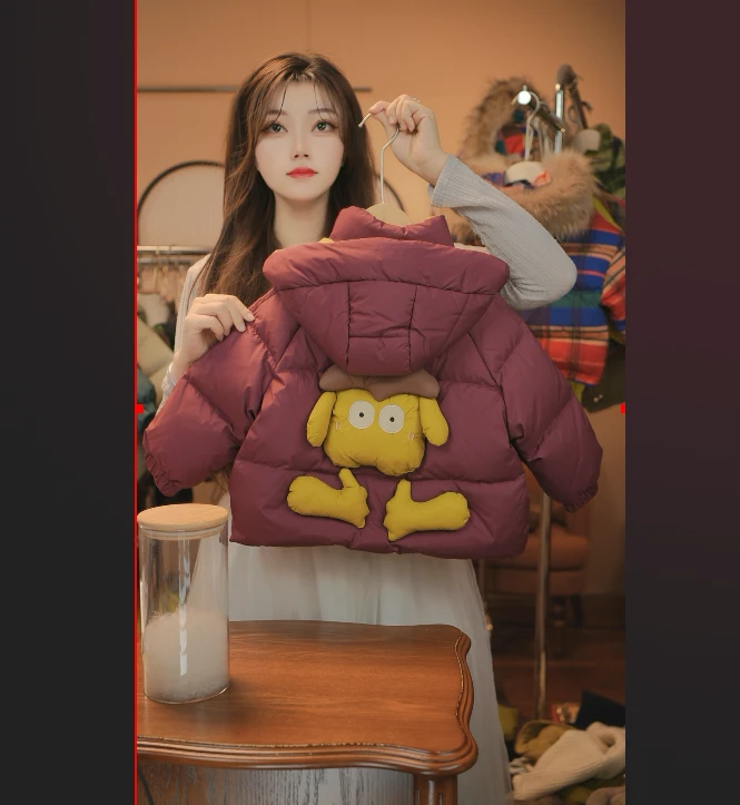 儿童羽绒服白鸭绒男女宝宝冬季时尚加厚羽绒服韩版23319