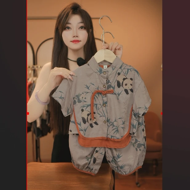 2026夏季新款时尚百搭复古中式文艺中国风休闲民族风套装21322