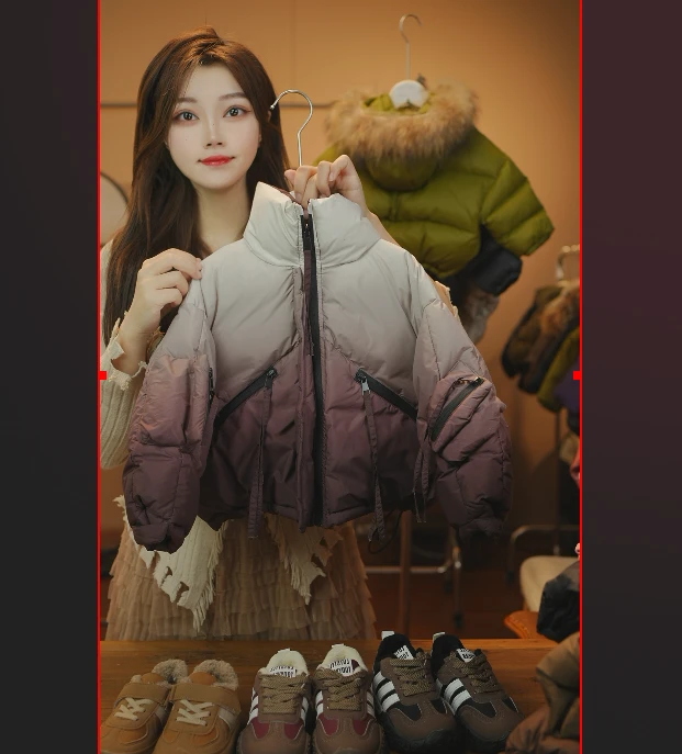 宝宝羽绒服2026冬季新款洋气韩版厚保暖羽绒服时尚百搭渐变23301