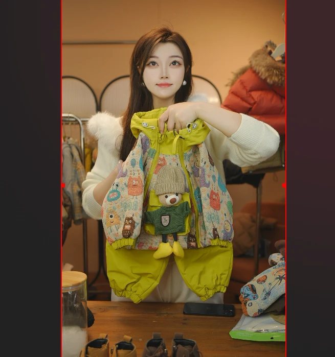 【游乐园】2026秋冬新品萌娃穿搭潮流加厚男女儿童棉服套装28960