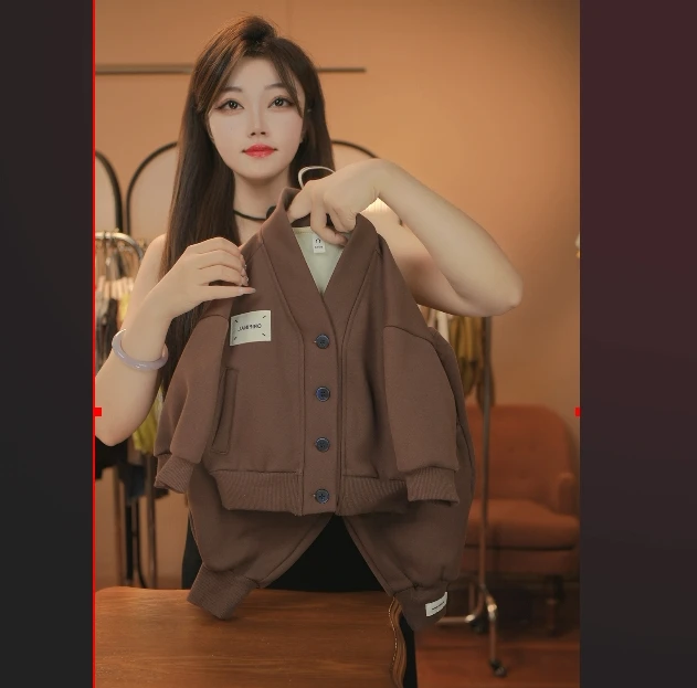 2026春秋季新品运动风潮流开衫休闲长袖套装儿童套装33307