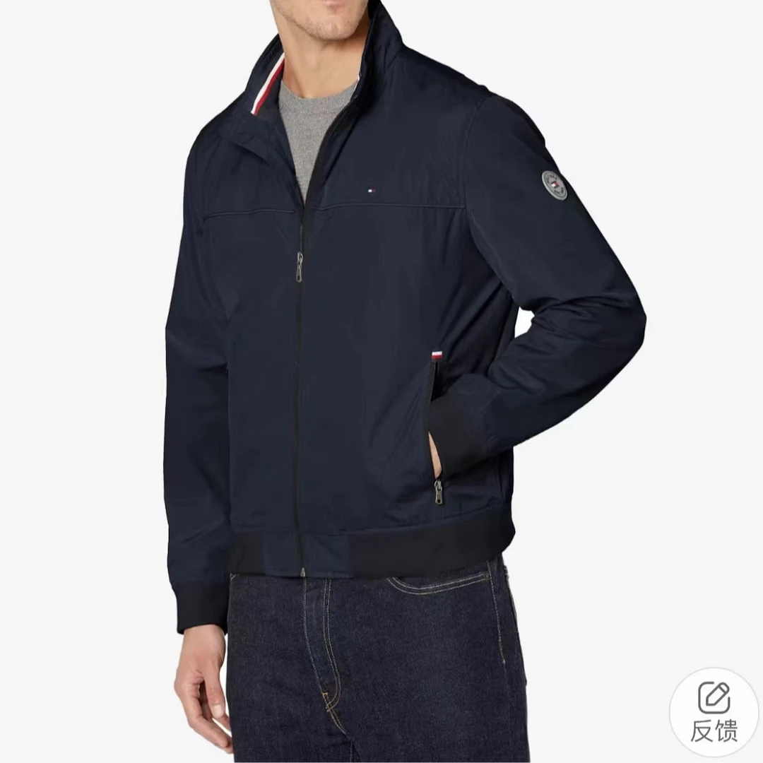 TOMMY HILFIGER男士春秋季户外立领防风夹克外套1472620 ZZ