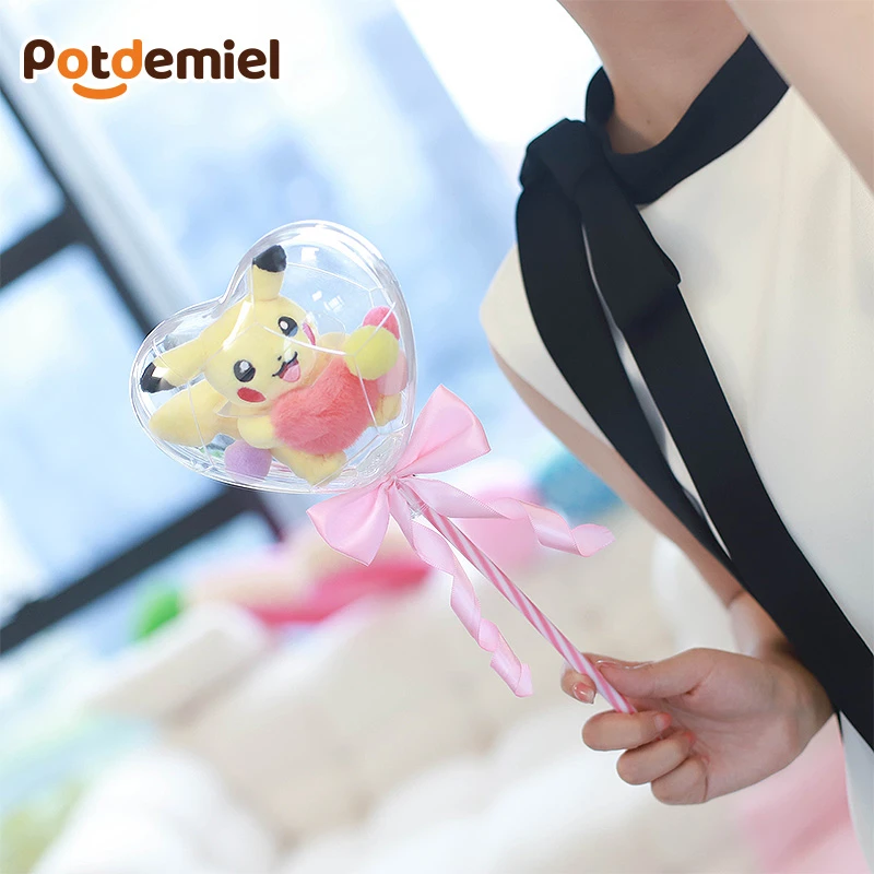 【情人节限定】potdemiel宝可梦系列25年新皮卡丘一心一意花束礼物