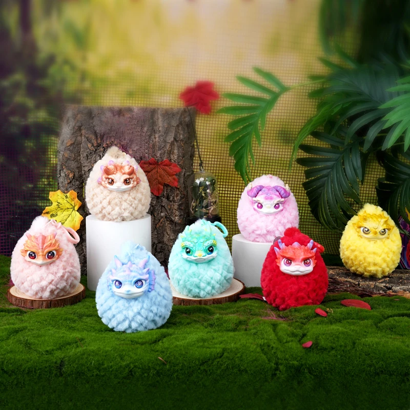 potdemiel龙之诞生盲盒挂件龙蛋公仔钥匙扣潮玩原创设计创意手办