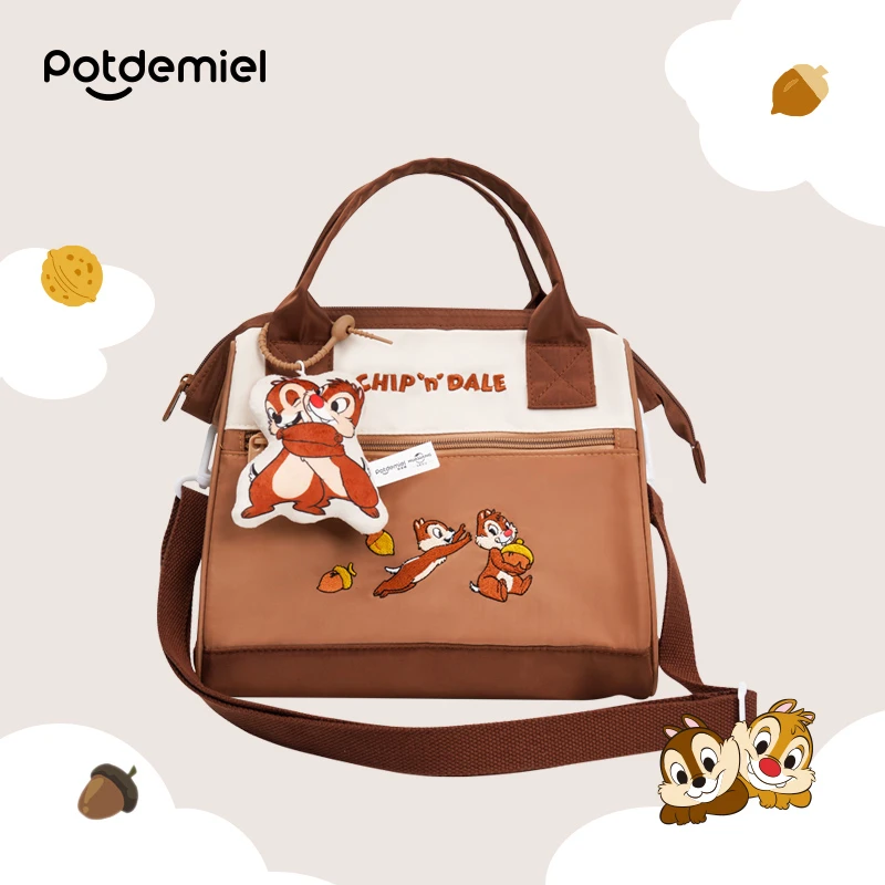 迪士尼正版奇奇蒂蒂手提包暖冬