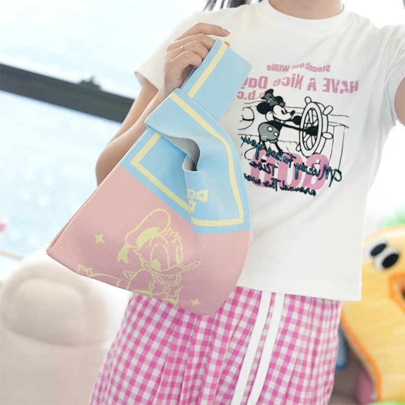 【高能感】迪士尼正品90周年限定唐老鸭真棒“鸭”背心针织包