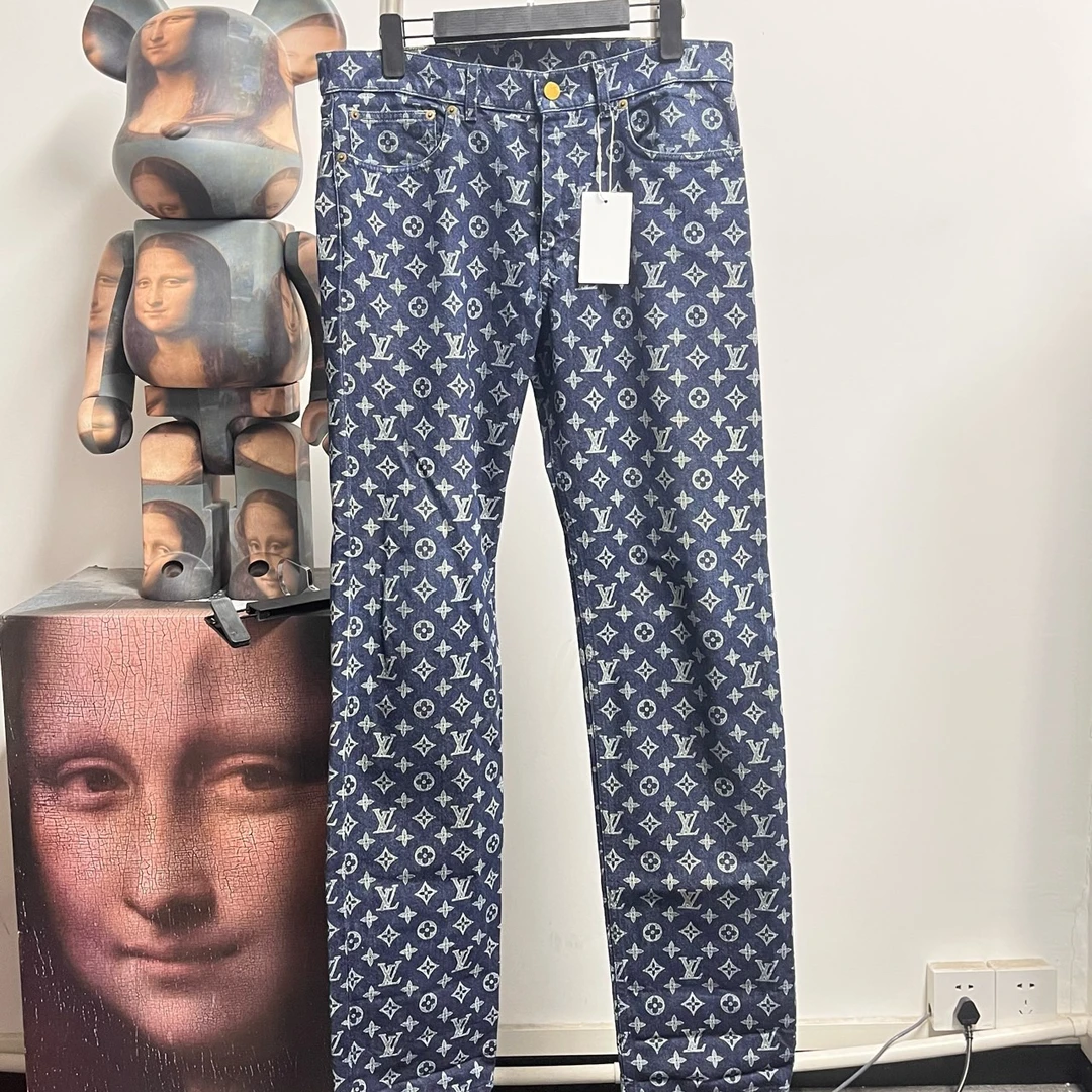 Louis Vuitton Lv满印牛仔裤 H0801 尺码：30 裤长112腰围43