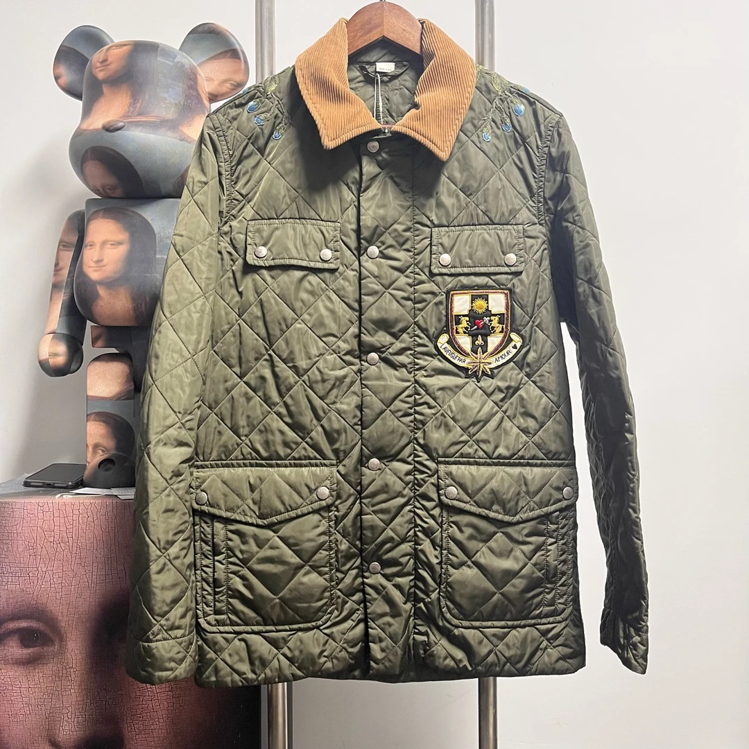 Gucci古驰刺绣棉服外套 H2213 尺码：46 衣长76 胸围53 新旧：99新