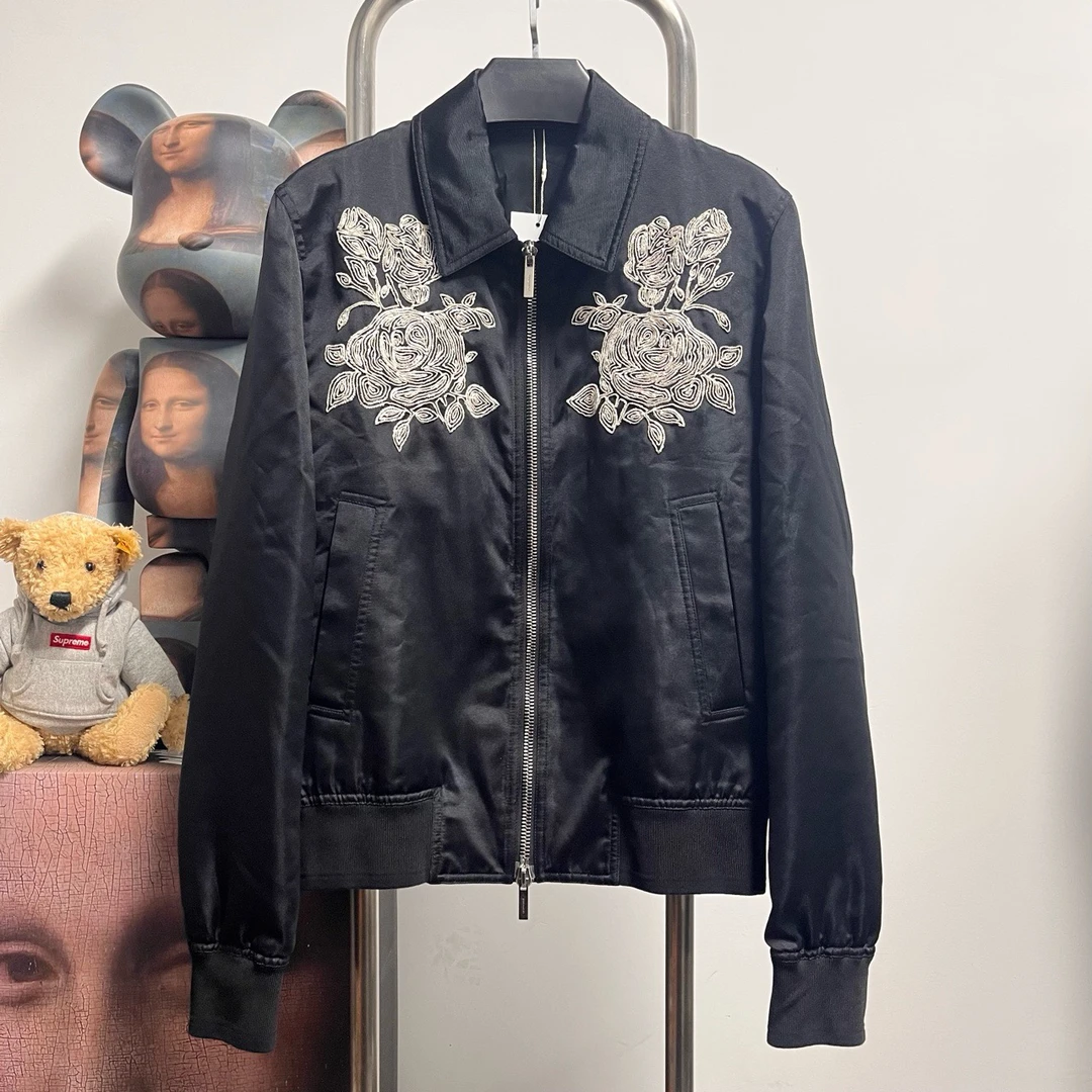 Dior迪奥刺绣夹克 H0304 尺码：50 衣长63 胸围58 新旧：99新