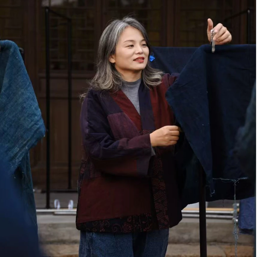 桑在云间 一念土布棉服