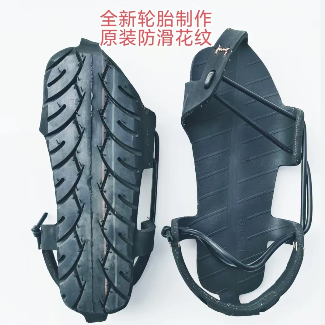凉鞋男女款沙滩休闲户外开车钓鱼手工轮胎凉拖潮款个性防滑耐磨鞋