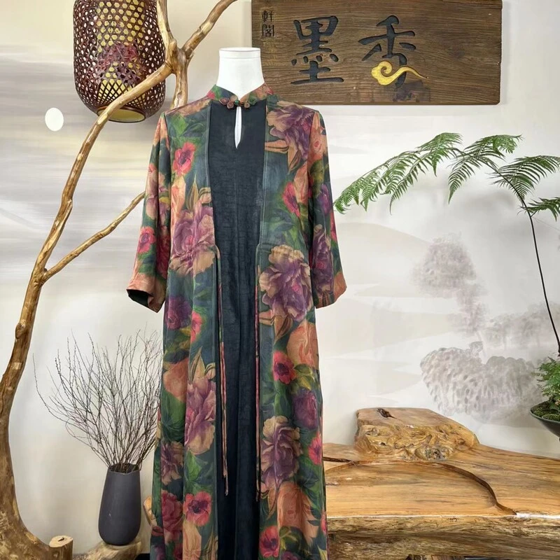 XuanGeMoXiang/轩阁墨香连衣裙 MX226686 四季款