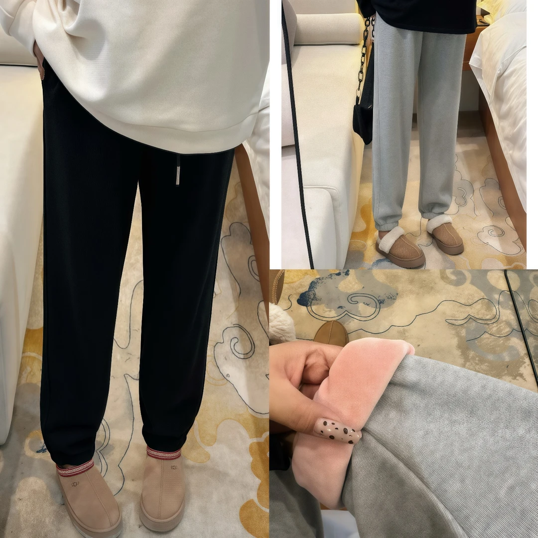 断码捡漏~山系主义 / 加绒保暖 慵懒范儿卫裤3132花契200斤胖mm