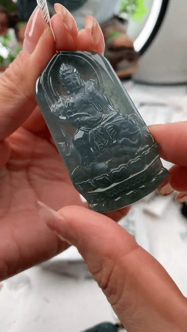 【闪购商品】翡翠颈饰未镶嵌普贤