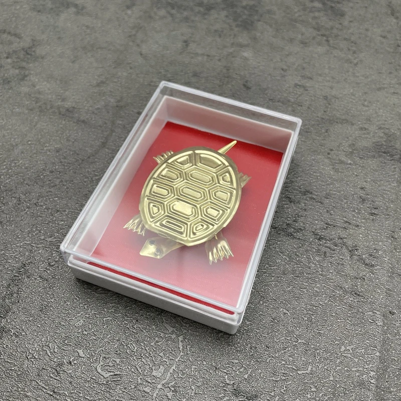 80后90后个性创意金色抖动晃动四肢乌龟复古怀旧儿时回忆摆件