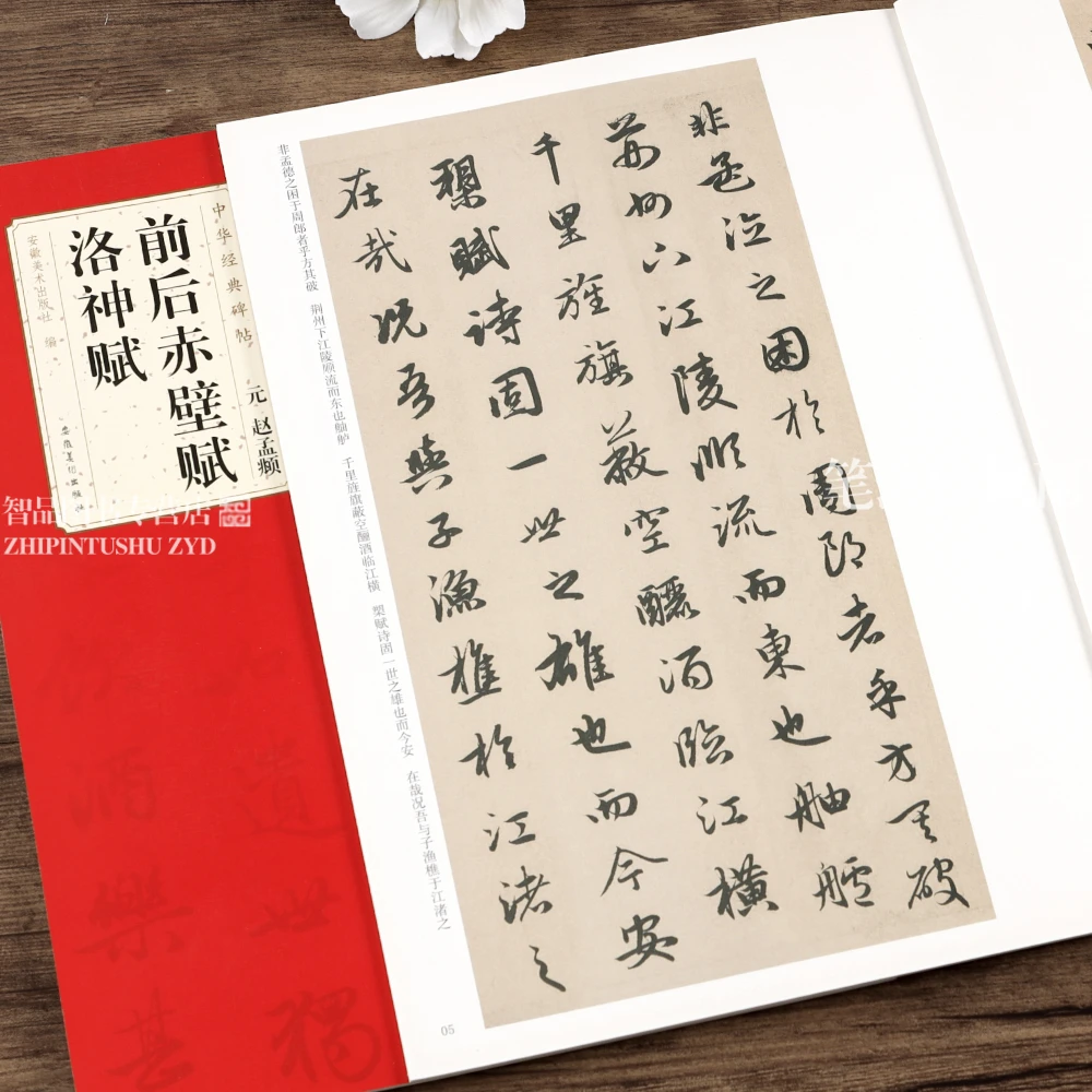 中华经典碑帖 元 赵孟頫前后赤壁赋洛神赋  安徽美术出版社