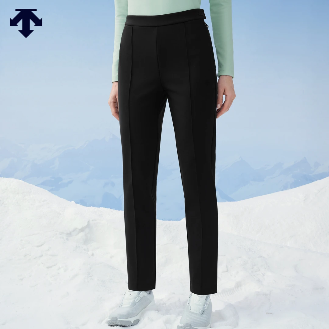 DESCENTE迪桑特WOMEN’S SKI系列女士针织运动长裤冬季 D4432SFP93