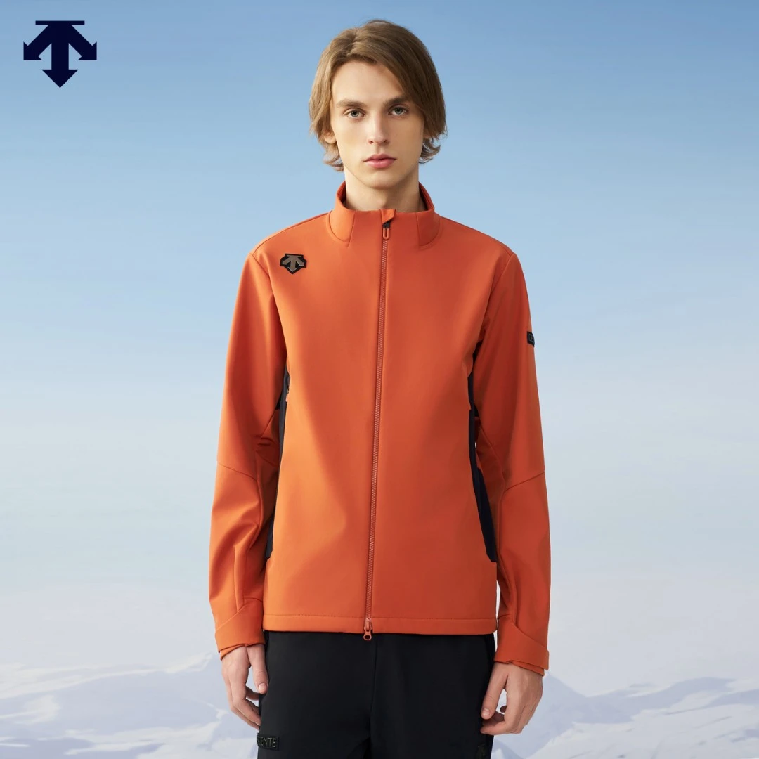 DESCENTE迪桑特SKI STYLE运动休闲男士加绒梭织上衣新 D4431SJK60