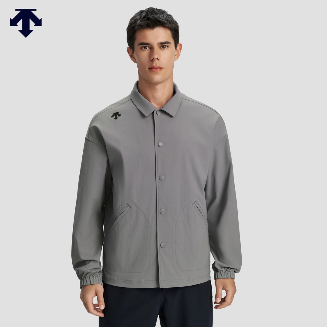 DESCENTE迪桑特TRAINING综训运动健身男士梭织上衣新品D5191TWB51