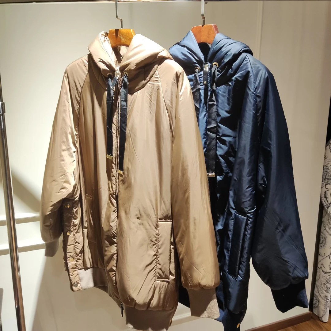 MNFK 短款 骆驼绒 棉服 MF0078