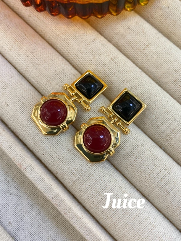 锌合金耳饰 中古时尚个性耳环欧美风气质耳环