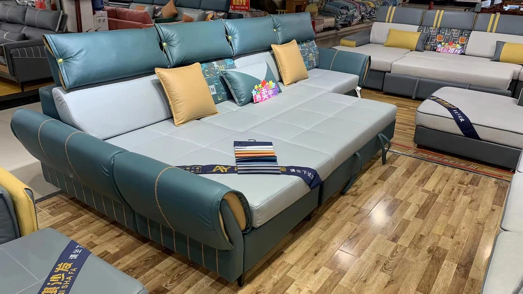 S3现代轻奢拉床沙发