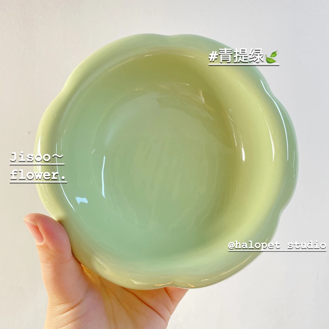 猫碗陶瓷大口径高脚保护颈椎宠物狗碗猫粮碗喝水碗猫咪饭碗猫食盆