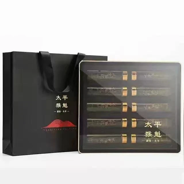 太平猴魁正宗特级手工捏尖礼盒新茶春茶核心绿茶茗
