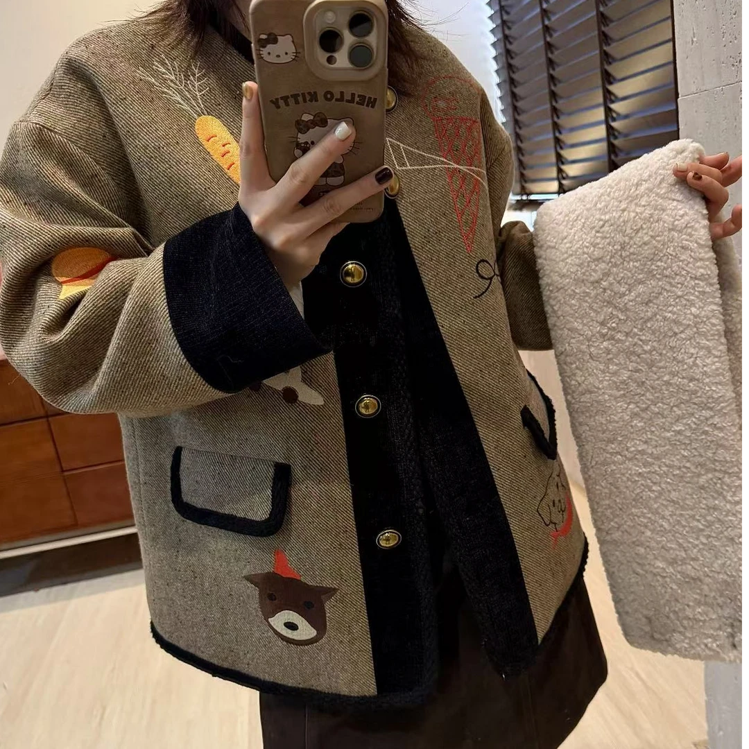 老板娘 游乐园羽绒外套