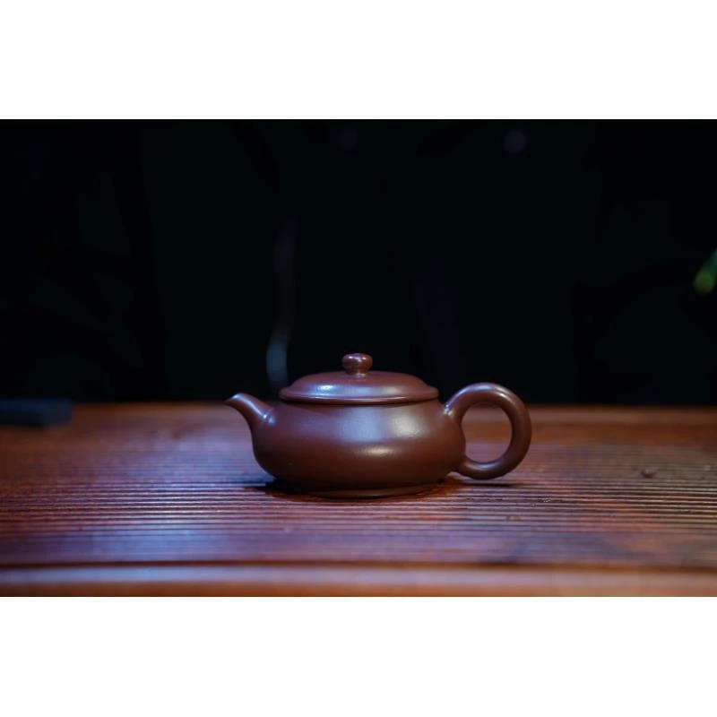 紫朱泥明炉紫砂壶喝茶必备【华】