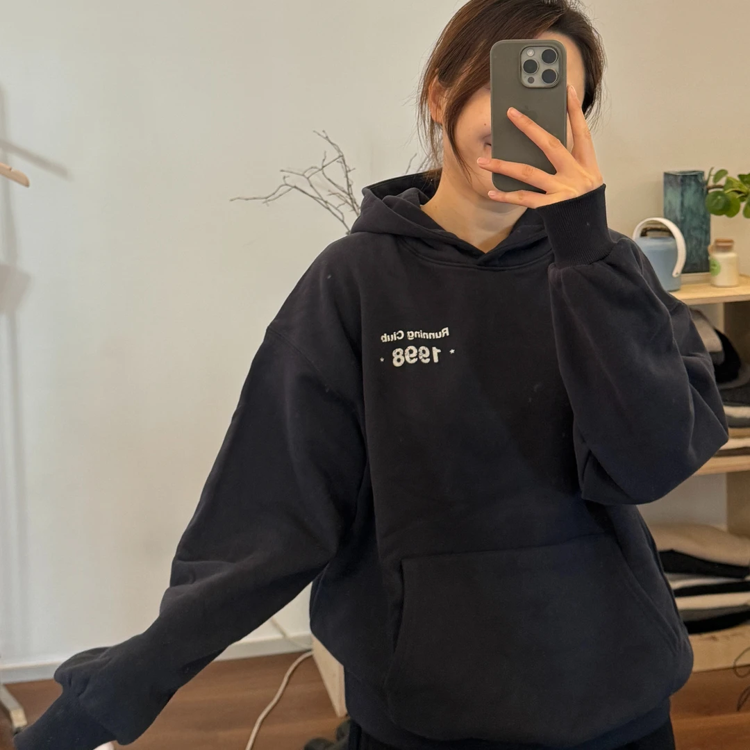 1998一体绒连帽卫衣